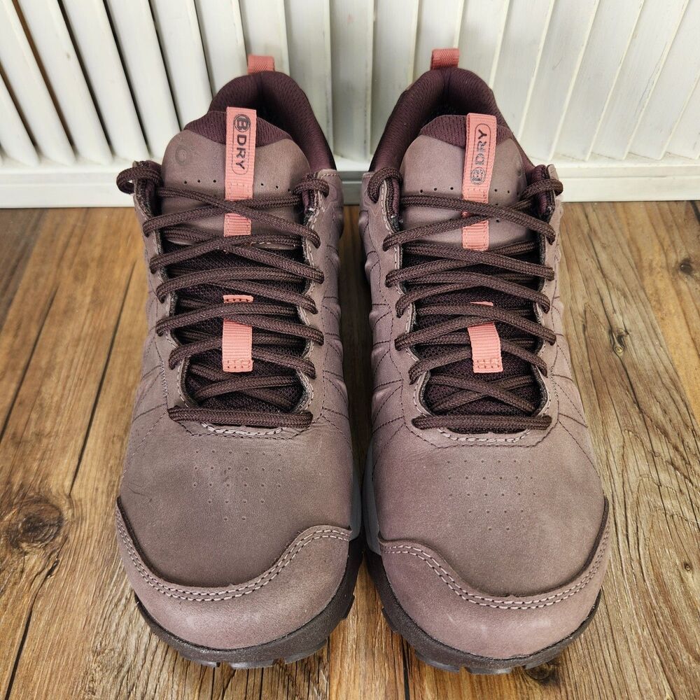 Oboz Sypes Low Leather B-Dry Waterproof Shoes Women's 8 Peppercorn Trail Hiking - Picture 9 of 11